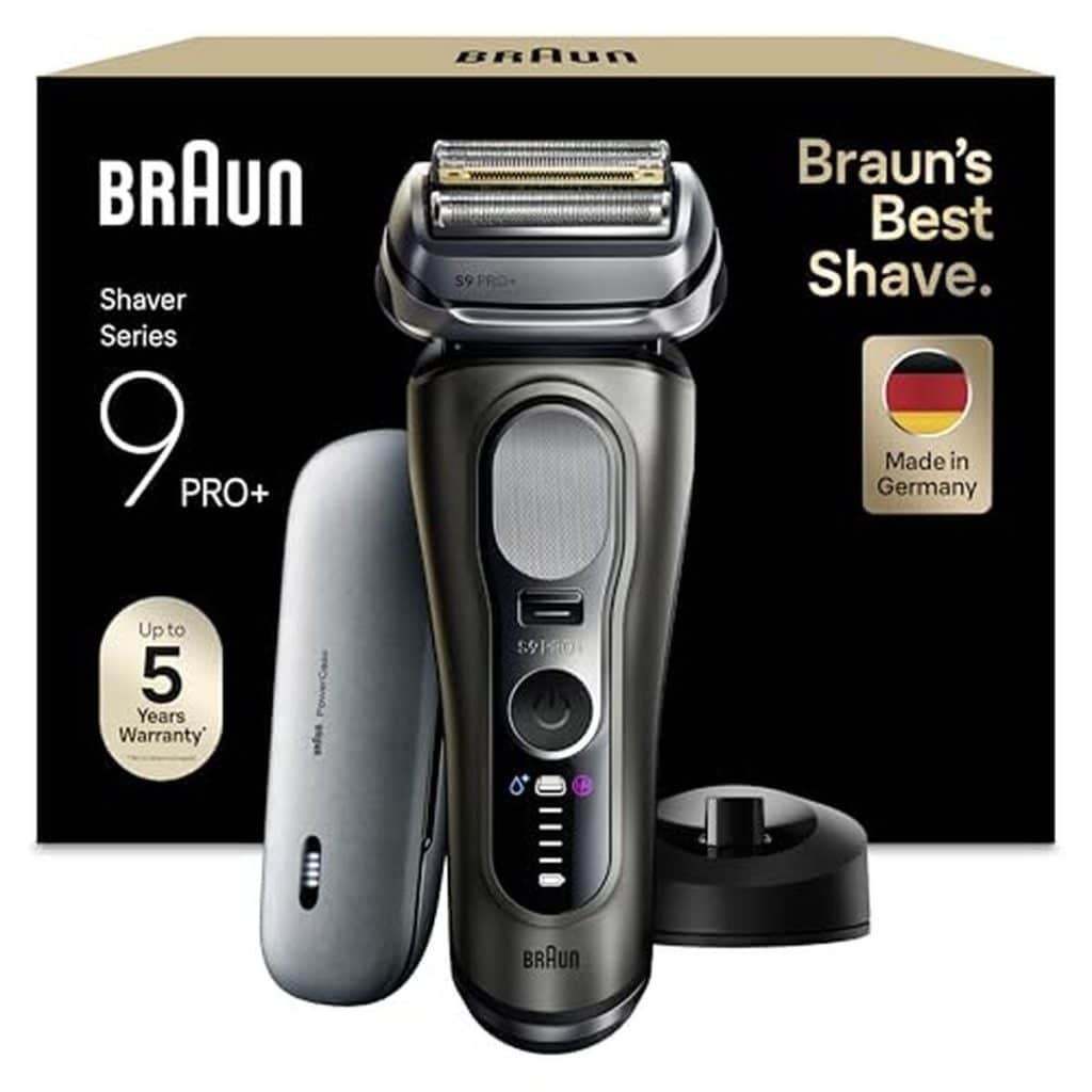 Test du rasoir Braun Series 9+ PRO 9625S étanche et précis