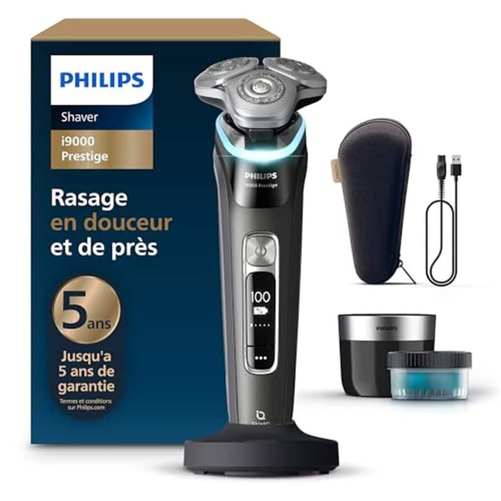 Test du rasoir électrique Philips i9000 Prestige : efficacité et innovation