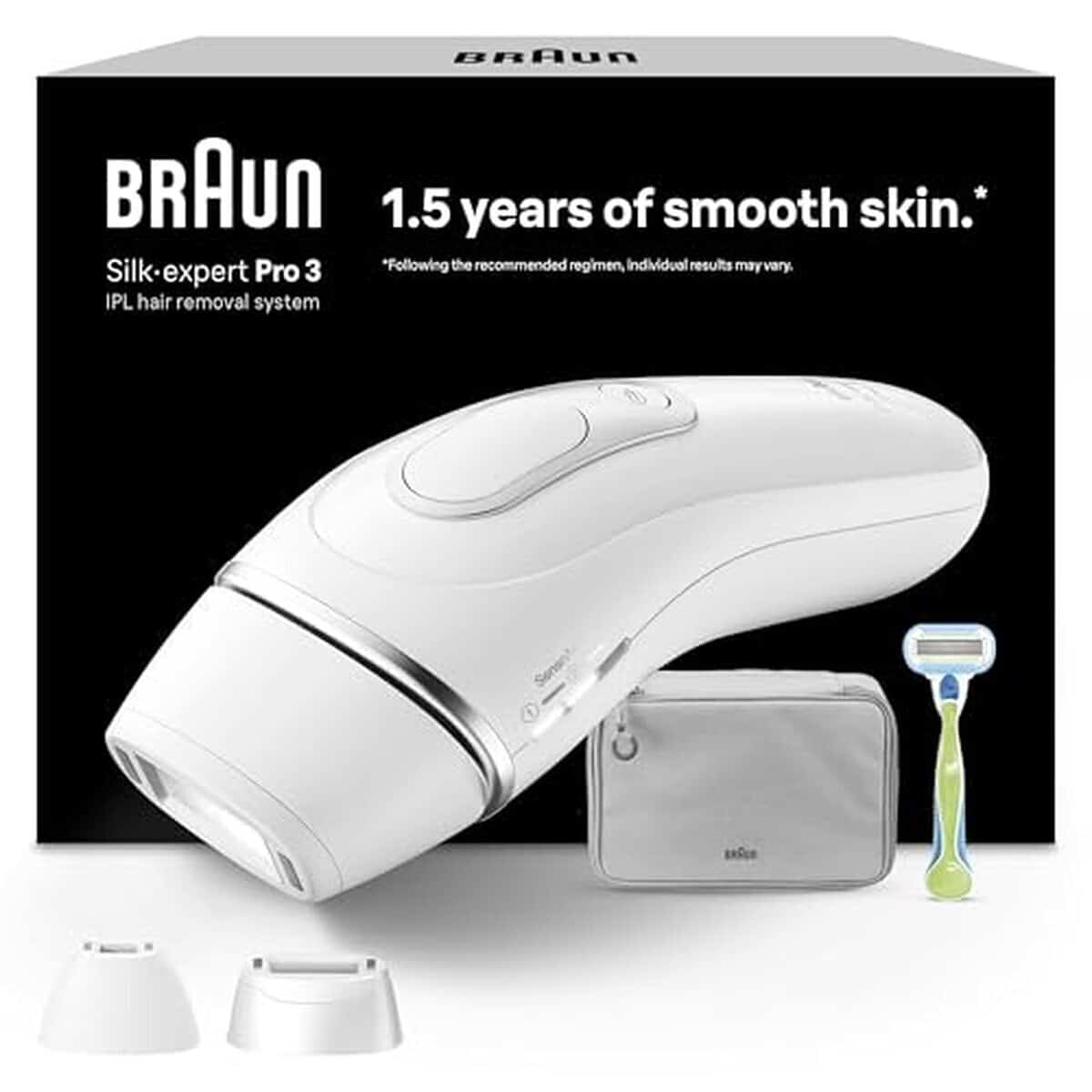 Test : épilateur Braun Silk·expert Pro 3 PL3222, résultats en 3 séances