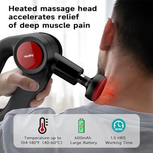 Découvrez notre analyse approfondie du pistolet de massage Heychy avec fonction chaleur, idéal pour les sportifs cherchant à optimiser leur récupération. Profitez d'un soulagement musculaire rapide et efficace.