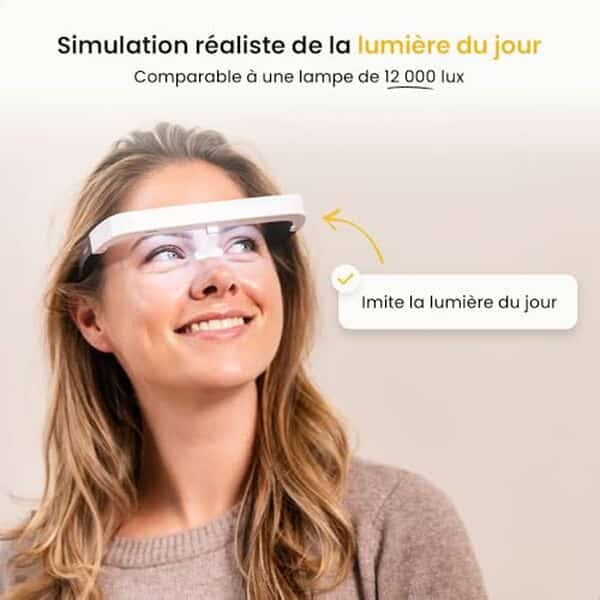 Optimisez votre bien-être avec les lunettes BrellaVio Pro offrant une lumière naturelle de 12 000 lux sans les dangers des UV. Idéales pour améliorer votre confort visuel au quotidien, sans compromis sur la sécurité.