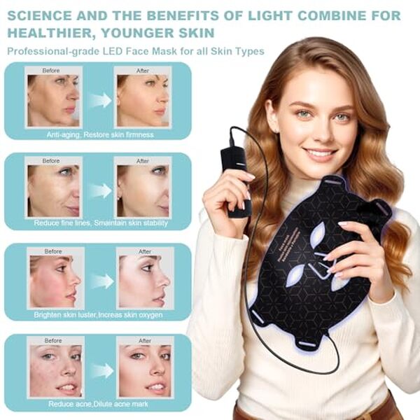 Découvrez notre test complet du masque LED visage en luminothérapie, une solution innovante pour réduire les signes de l'âge. Profitez d'un visage éclatant de jeunesse avec notre avis sincère et détaillé.