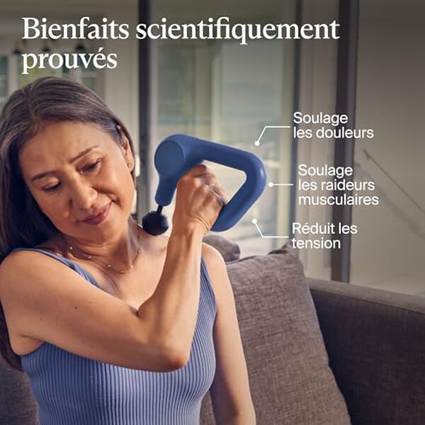 Découvrez notre test complet du pistolet de massage Theragun Relief : un accessoire premium alliant confort, légèreté et efficacité pour soulager vos tensions musculaires.