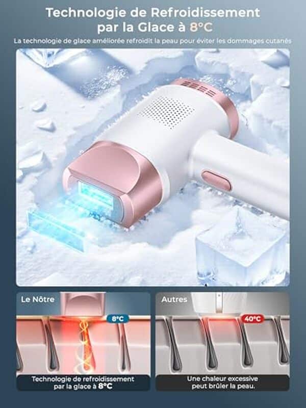 Découvrez notre avis sur l'épilateur lumière pulsée rose : efficacité, confort et technologie de refroidissement pour une épilation optimale.