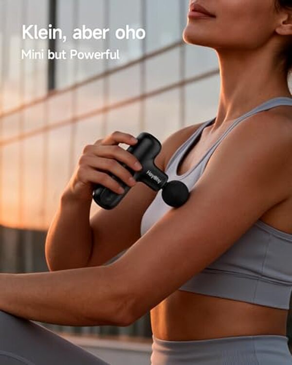 Découverte du pistolet de massage super compact de Soulage : performance, silence et praticité au rendez-vous pour soulager vos tensions quotidiennes
