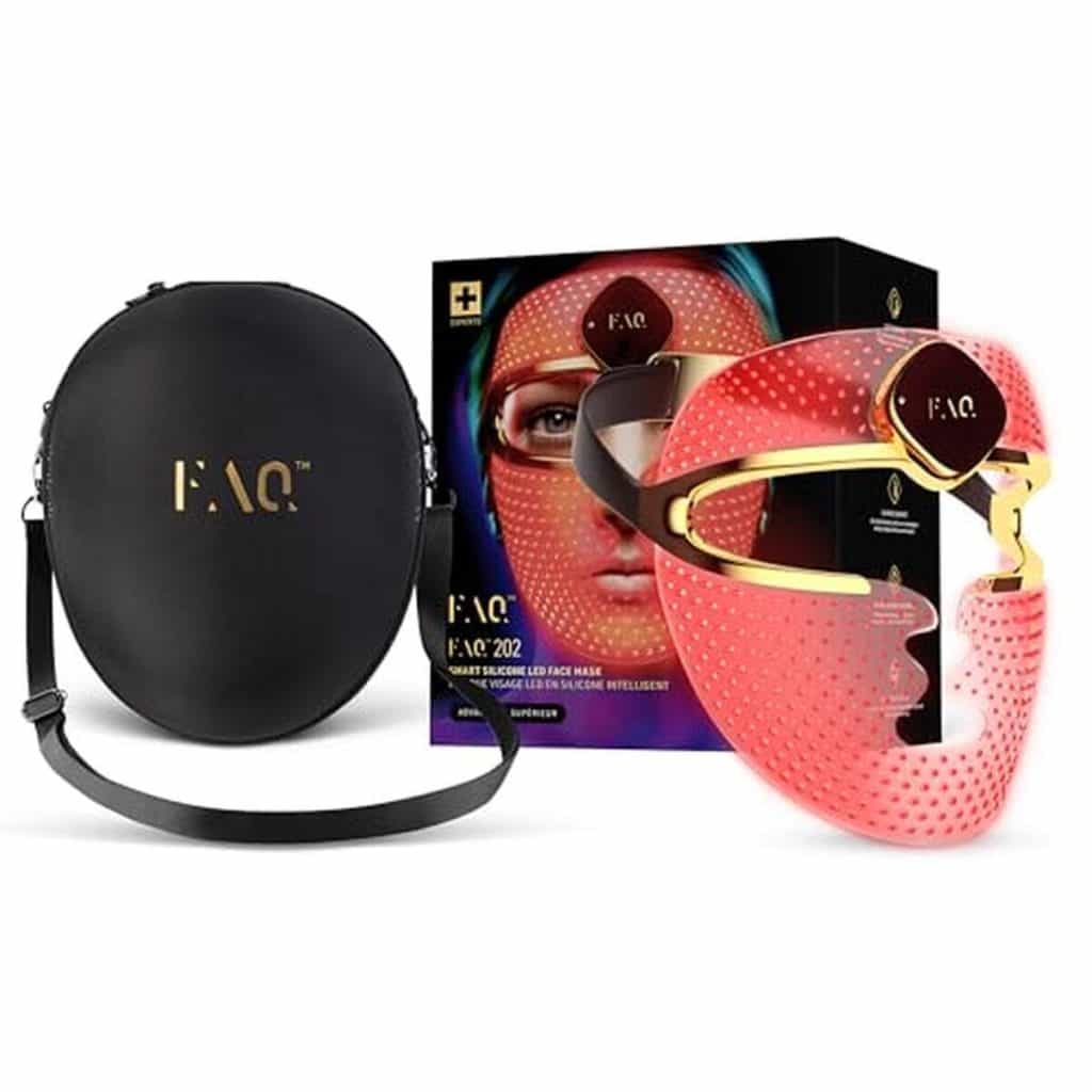 Test du masque LED sans fil FAQ 202 : soin anti-âge en voyage