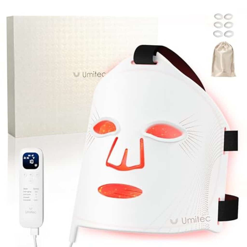 Test du masque LED Umitec KB.0008 : luminothérapie à la maison