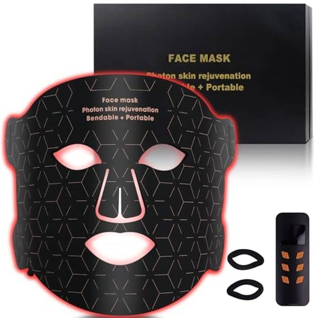 Test du masque LED visage anti-âge Luminothérapie