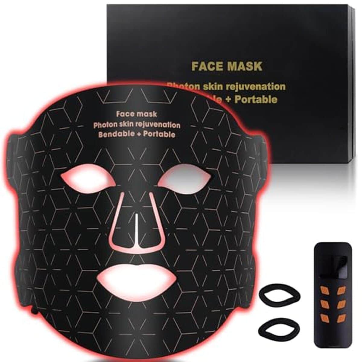 Test du masque LED visage anti-âge Luminothérapie