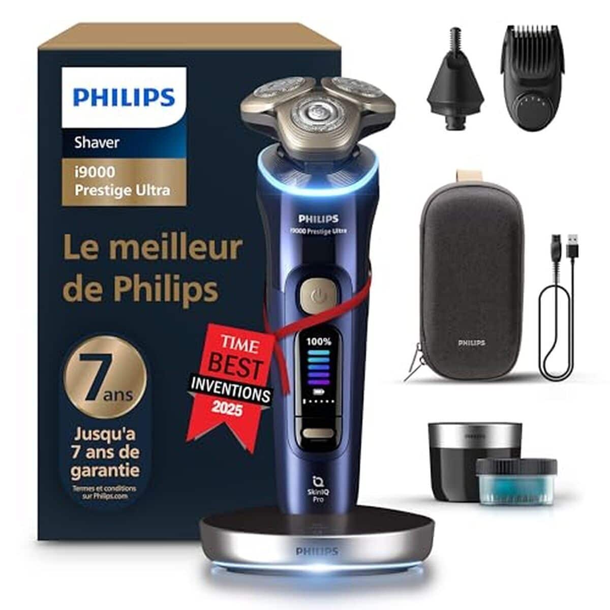 Test du Philips i9000 Prestige Ultra : rasoir haute précision et étanchéité optimale