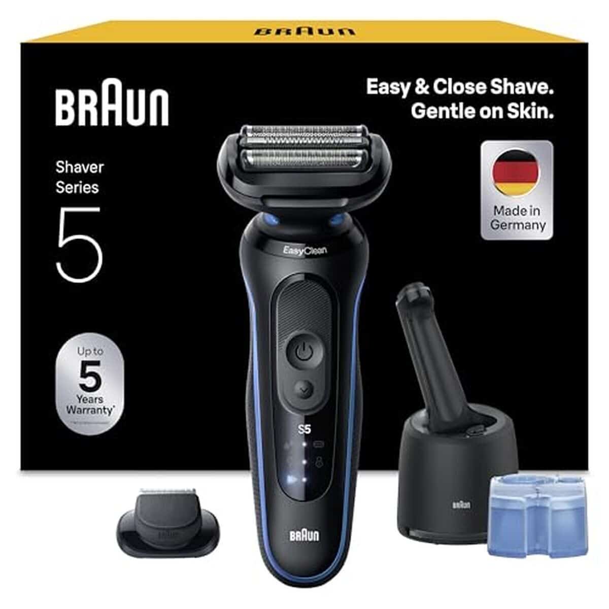 Test du rasoir Braun Series 5 52-B7200CC : efficacité et précision