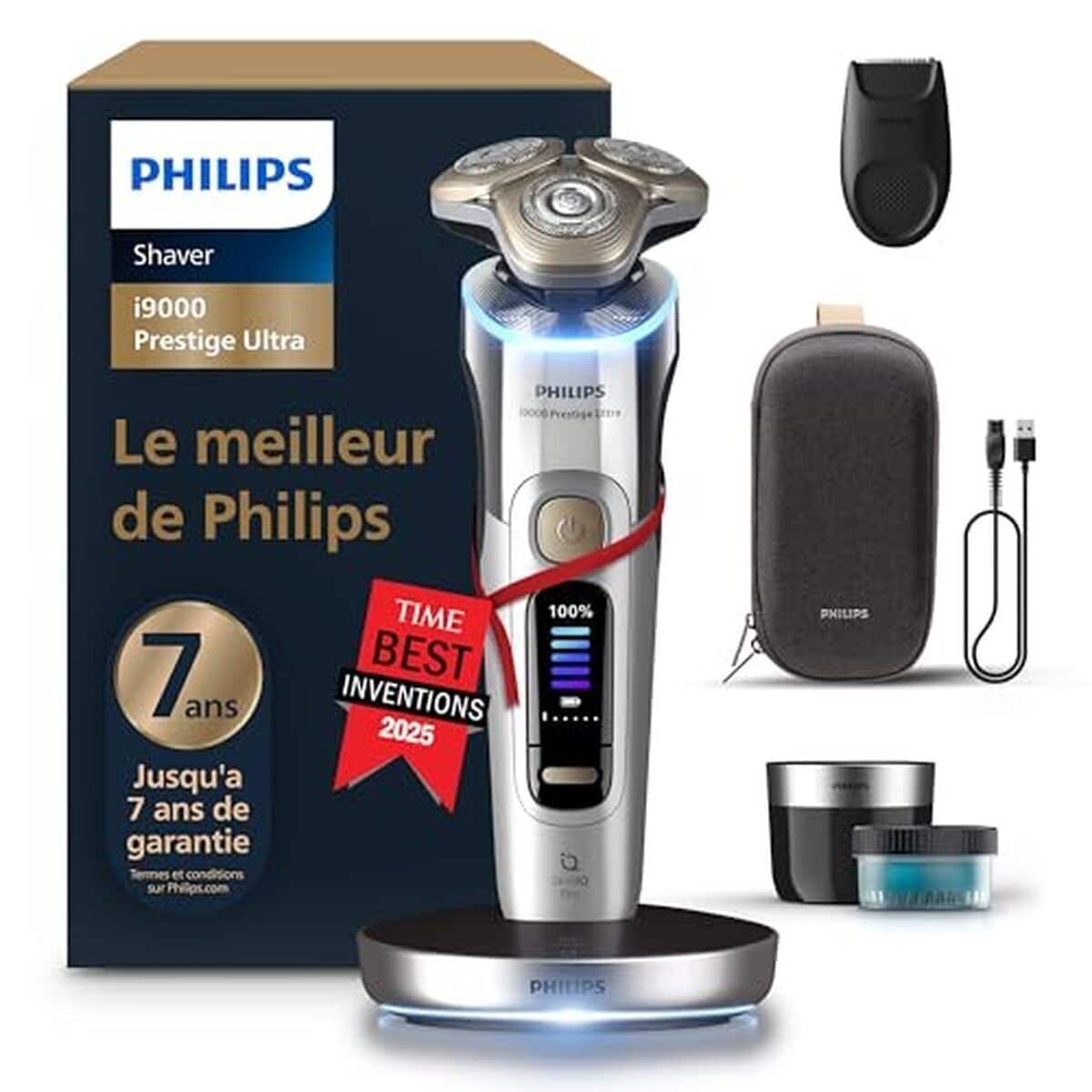 Test du rasoir Philips i9000 Prestige Ultra : technologie Skin IQ Pro et étanchéité